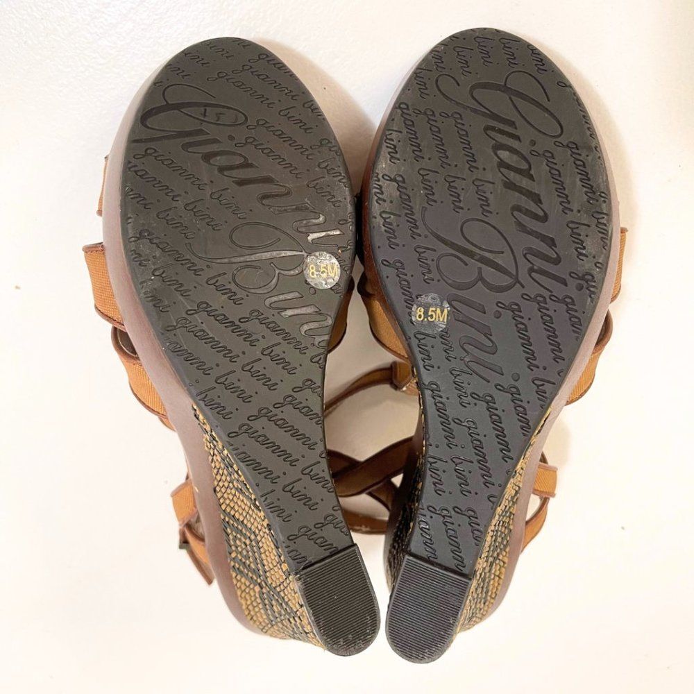 Women's Wedge Platform Sandals Size 8.5M - Picture 9 of 14